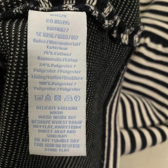 Boden navy and White Striped Dress - Picture 5 of 10